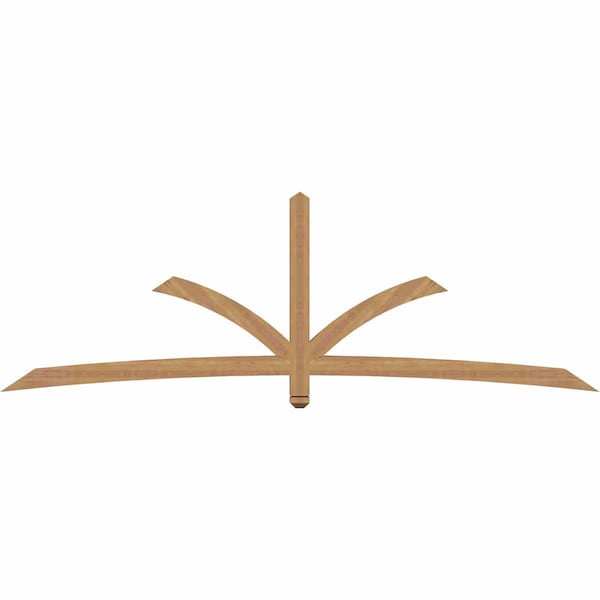 Ekena Millwork Davenport Timber Gable Bracket, Western Red Cedar, 108"W x 36"H x 3 1/2"D x 3 1/2"F, 8/12 Pitch GBW108X36X0404DAV00SWR - main
